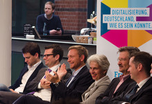 FDP-Bundesvorstandsmitglieder auf dem Freiheitskonvent in Berlin