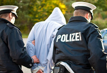 polizei, häftling
