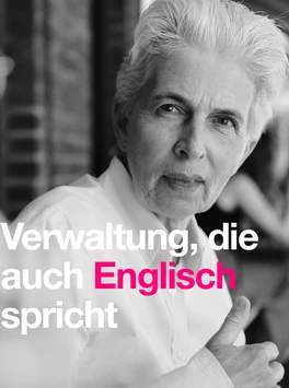 Verwaltung, die auch Englisch spricht