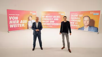 Kampagnenpräsentation der FDP NRW mit Spitzenkandidat Joachim Stamp und Johannes Vogel
