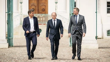 Robert Habeck, Olaf Scholz, Christian Lindner