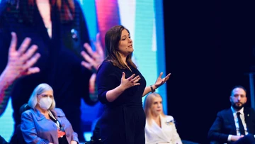 Svenja Hahn auf dem ALDE-Kongress