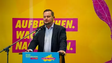 René Domke auf dem Landesparteitag der FDP Mecklenburg-Vorpommern