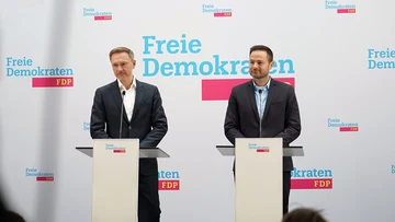 Christian Lindner und Thore Schäck