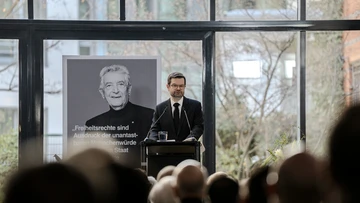 Marco Buschmann auf der Gedenkfeier Gerhart Baum